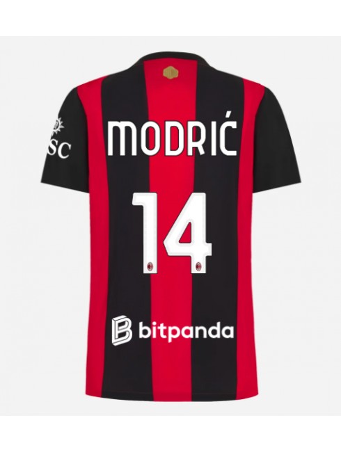 AC Milan Luka Modric #14 Heimtrikot für Frauen 2026-27 Kurzarm AC Milan Luka Modric #14 Heimtrikot für Frauen 2026-27 Kurzarm